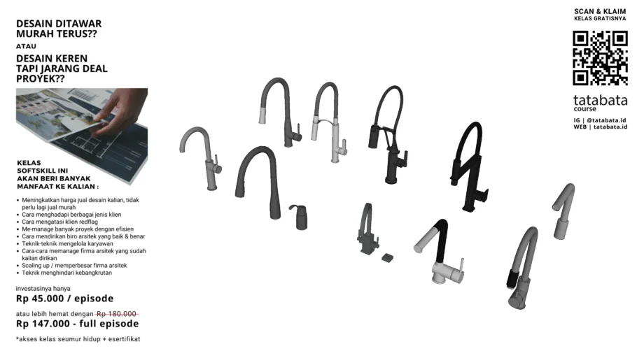 Sink Faucet Collection 1 (Koleksi Keran Bak Cuci Piring 1)