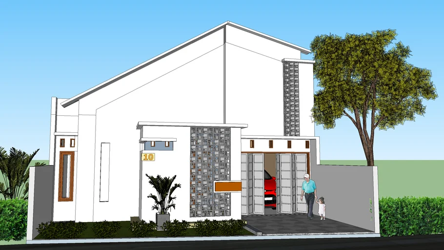 RUMAH MINIMALIS 1 LANTAI