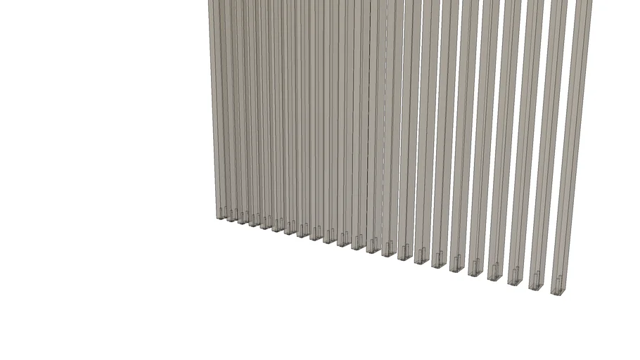 Room Divider Astrata Slats losstaand