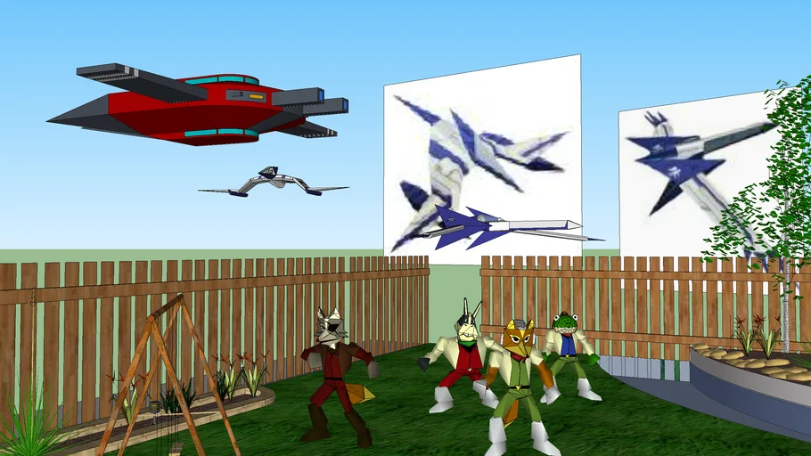 Star fox model collection