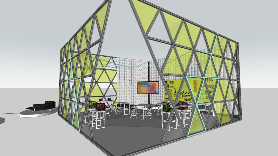 Exhibition Stand Design - modular system framework