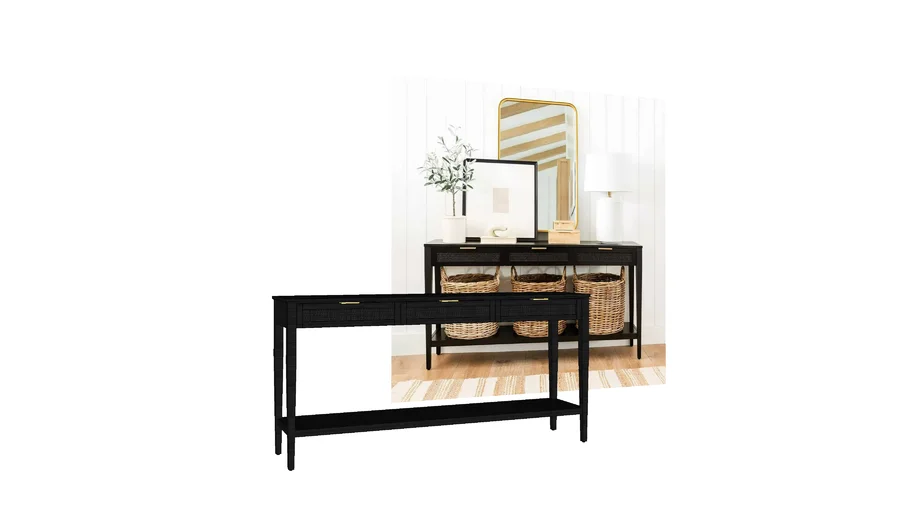 East Bluff Woven Drawer Console Table - Threshold™ designed with Studio McGee