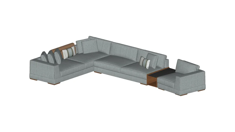 Bikom Corner Sofa With Table