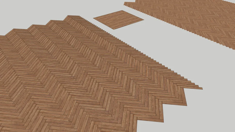Herringbone wood floor