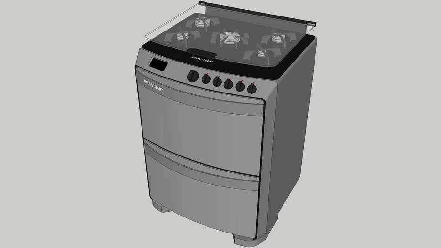 Fogão / Cooker Brastemp 5 bocas - Vray