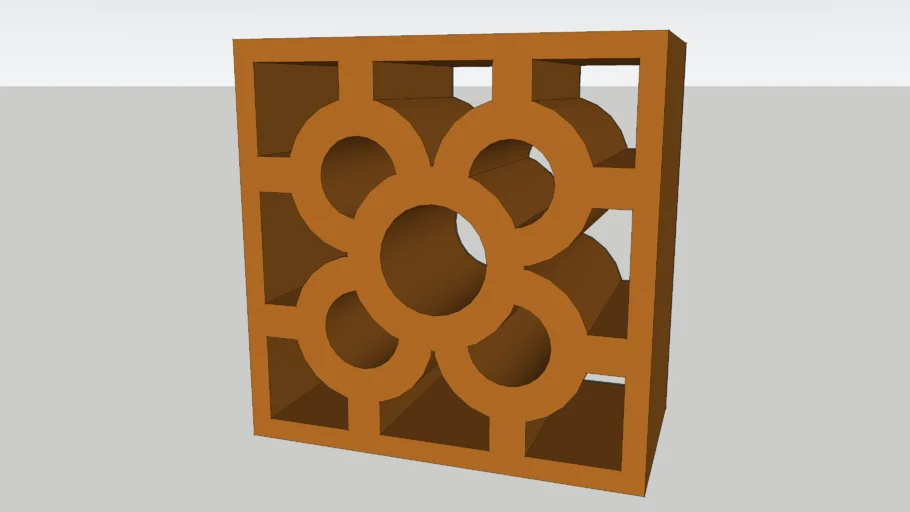 Building. Decorative brick / Ladrillo decorativo