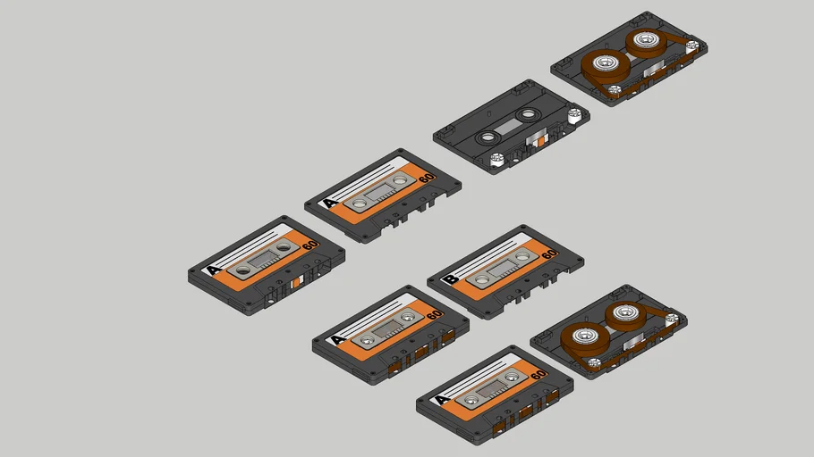 CASSETTE TAPE EXPLODED