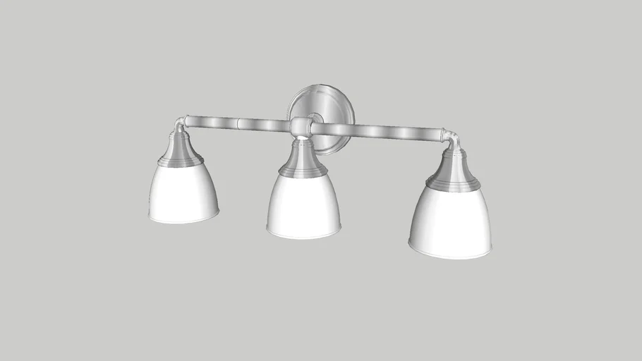 3 Bulb Bathroom Light