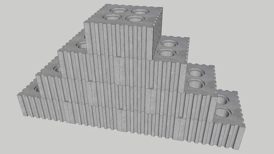 New style concrete blocks