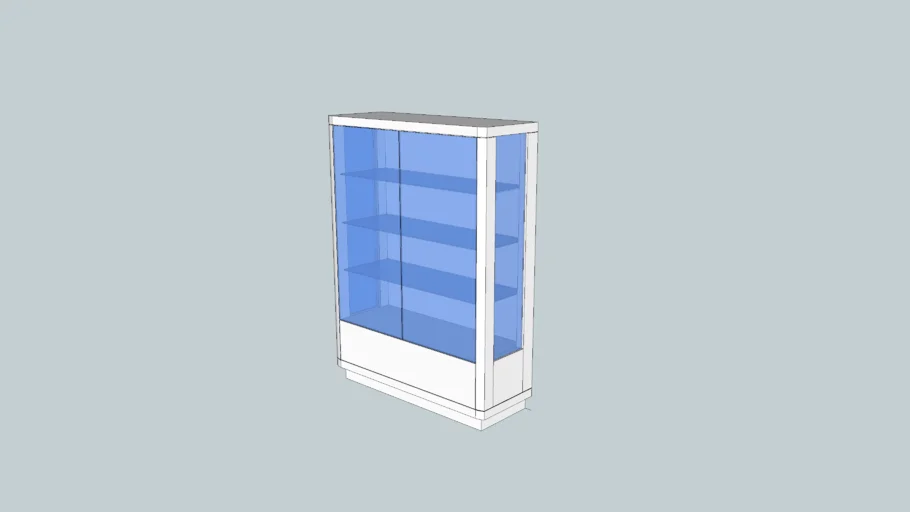 Modern Glass Display Cabinet