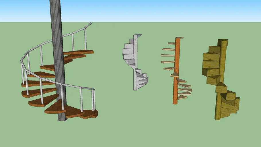 escalera helicoidal