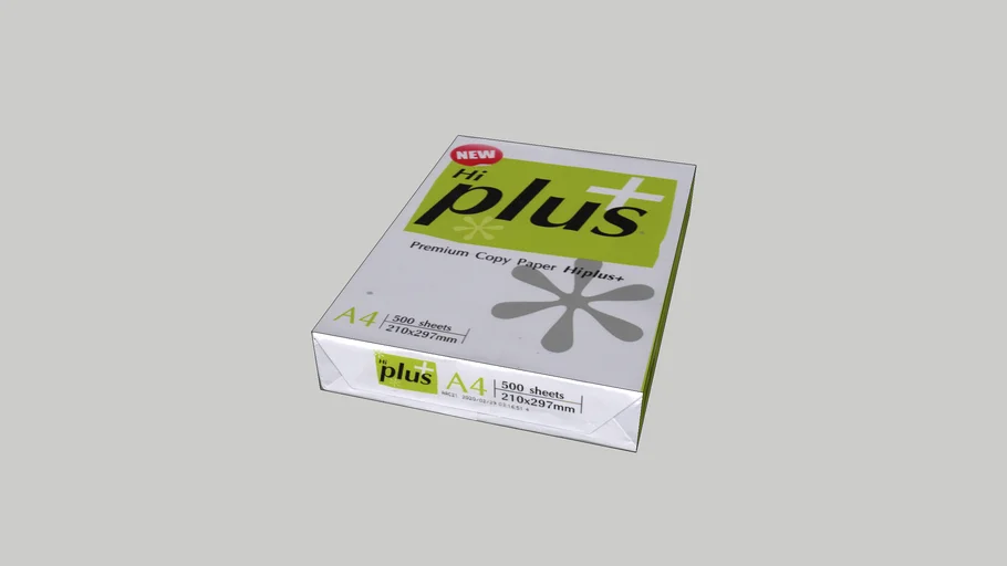 A4_Hi_Plus_paper | 3D Warehouse