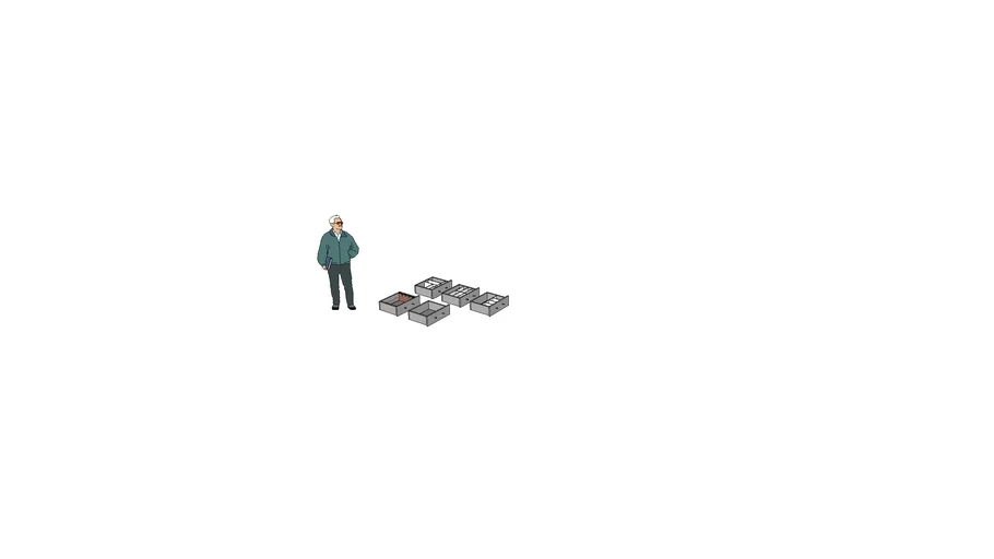 DRAWERS WITH SECTIONS
