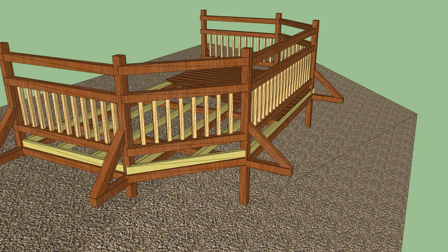 mirador madera tratada