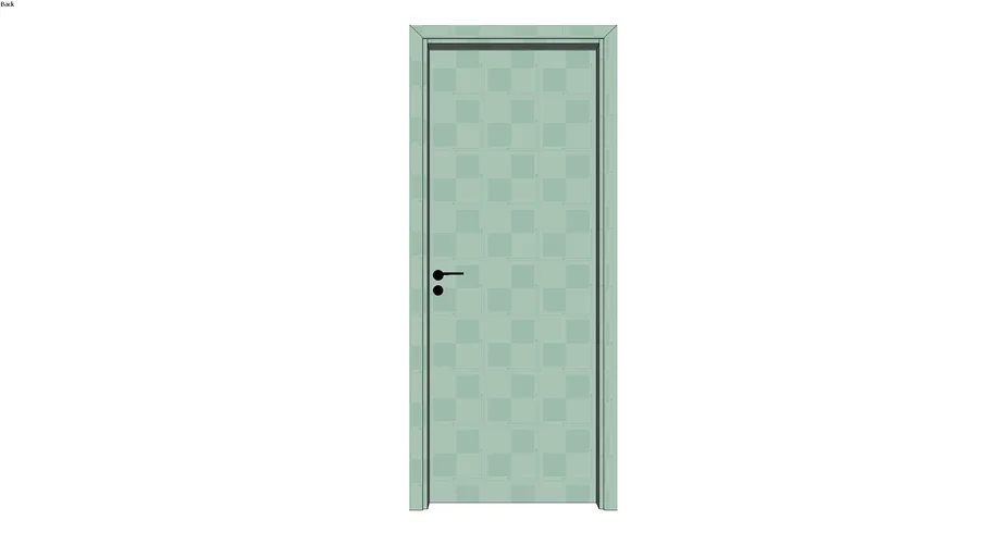 Porta Branca 85cm Vray ready