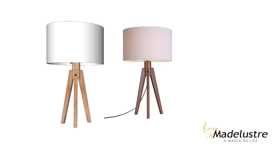 ABAJUR DE MESA TRIPPE - Madelustre