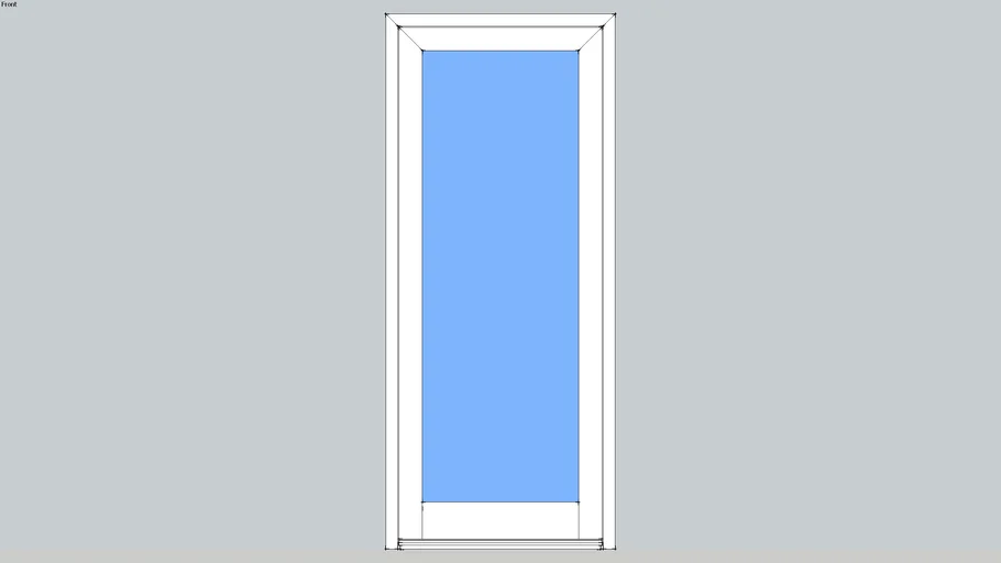 Aluminium Single Door