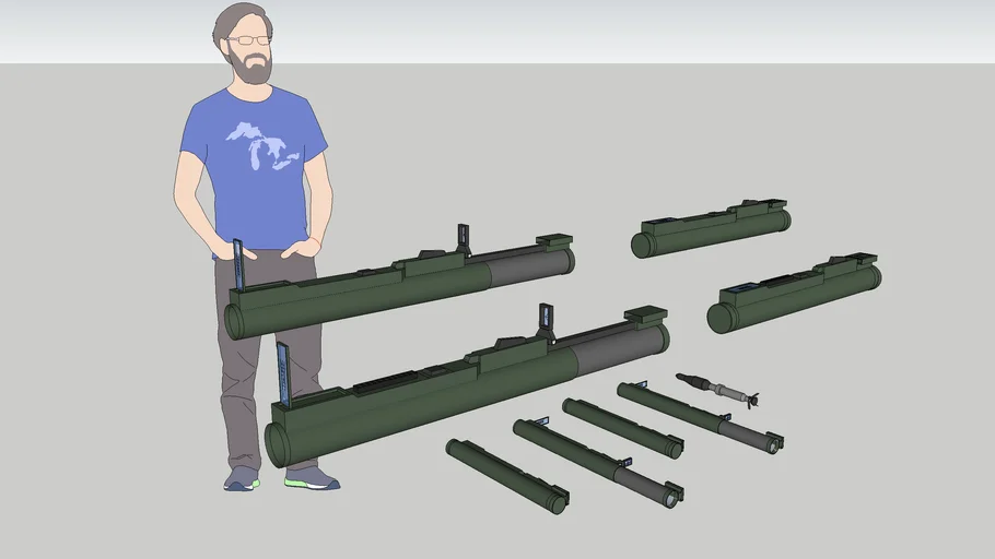 M72 & M72A7 LAW ( Light Anti-Tank Weapon ) , USA