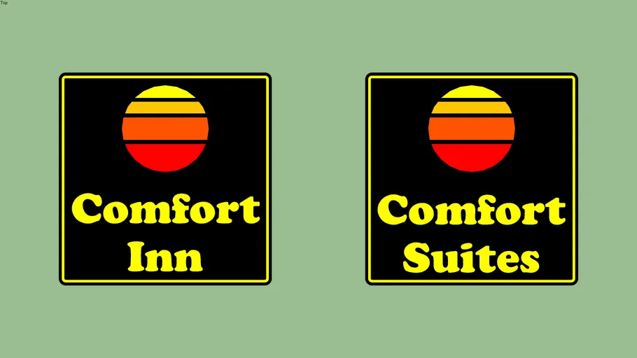 1970-2009 Comfort Inn and Comfort Suites Logos