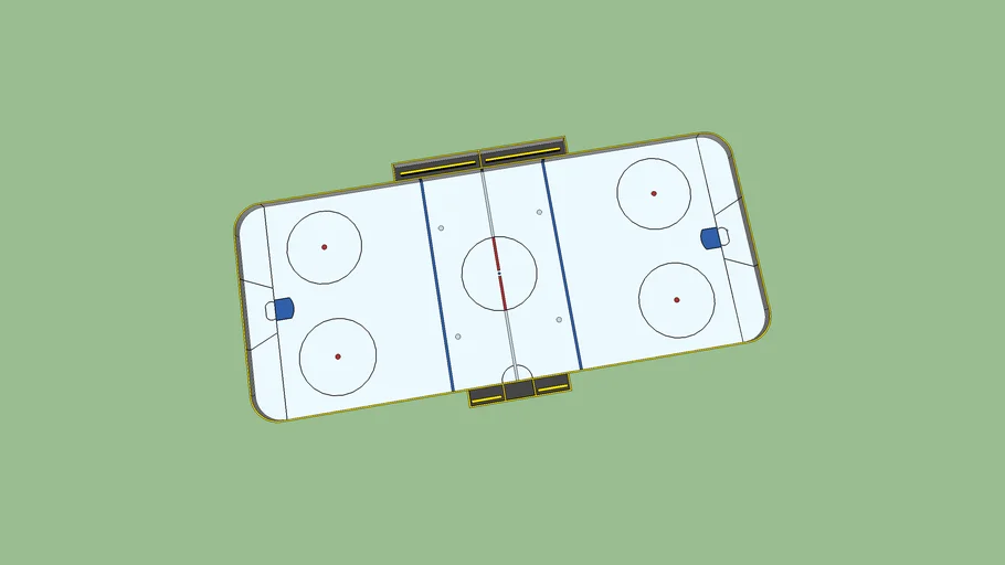 NHL Size Ice Rink | 3D Warehouse