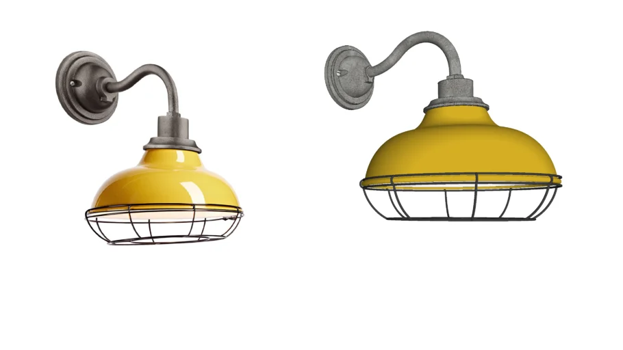 Wall Sconce with Cage