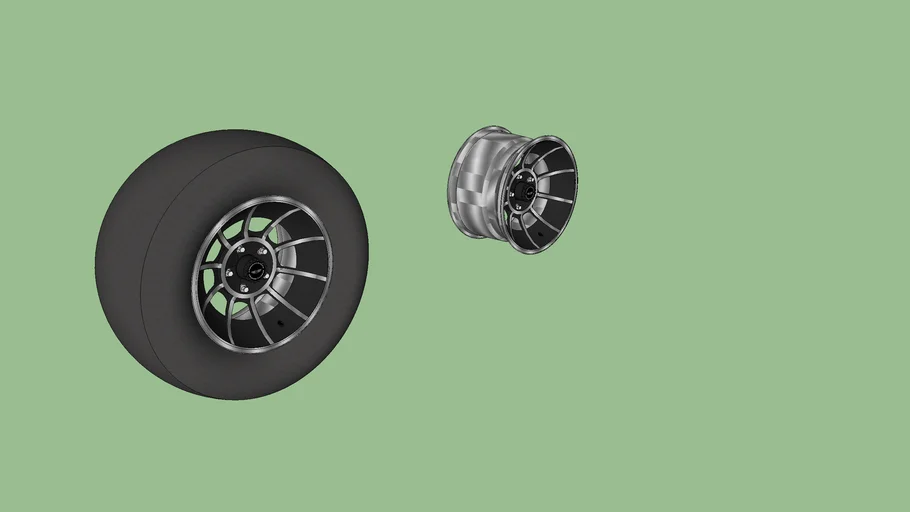 General Lee Rims (American Racing Vector Wheel)