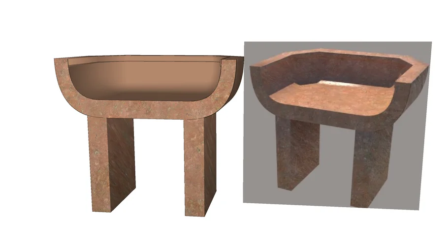 stone chair