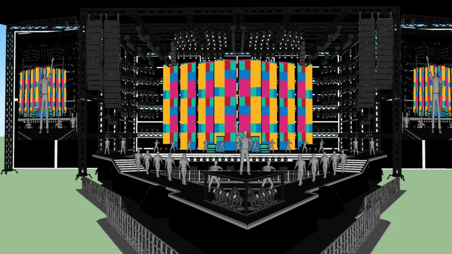MDNA TOUR STAGE 
