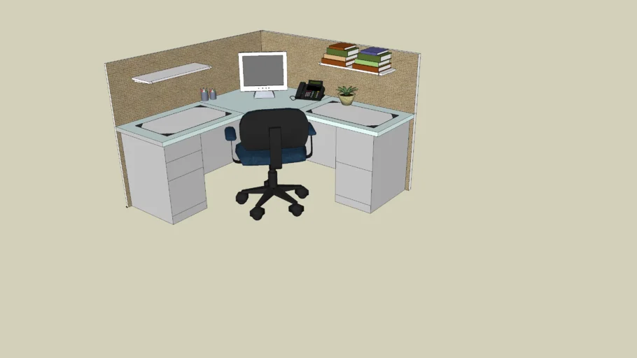 Office Cubicle 6' x 6'