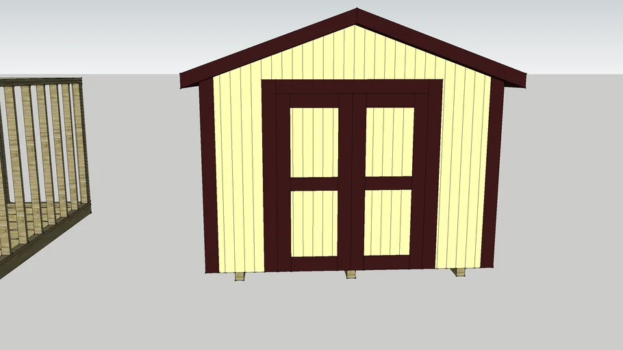 10' x 10' Storage Shed