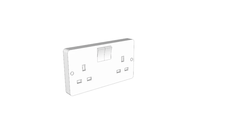 Double Plug Socket