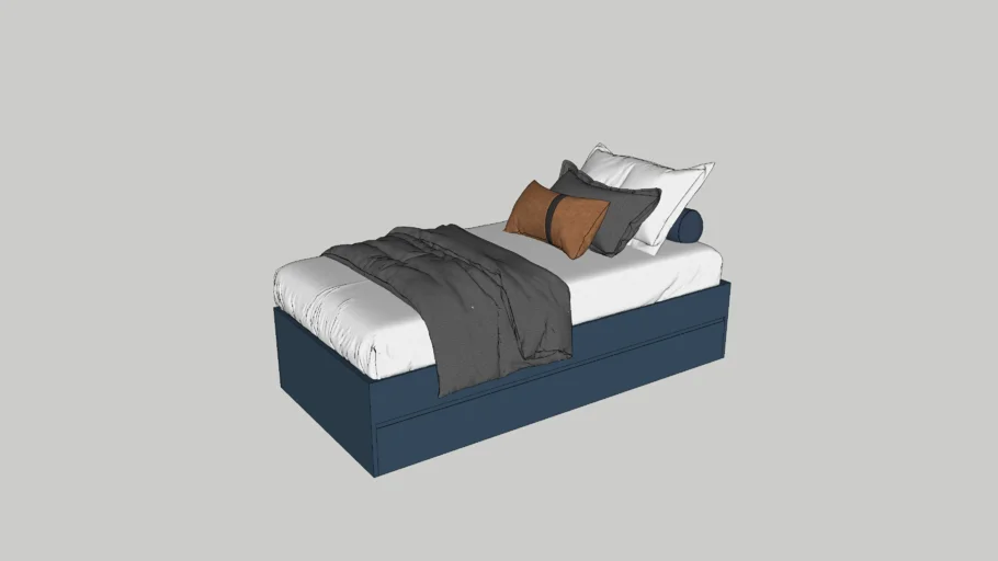 Cama solteiro 88 x 1,88