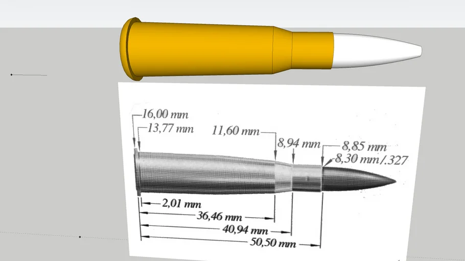8mm lebel Cartridge
