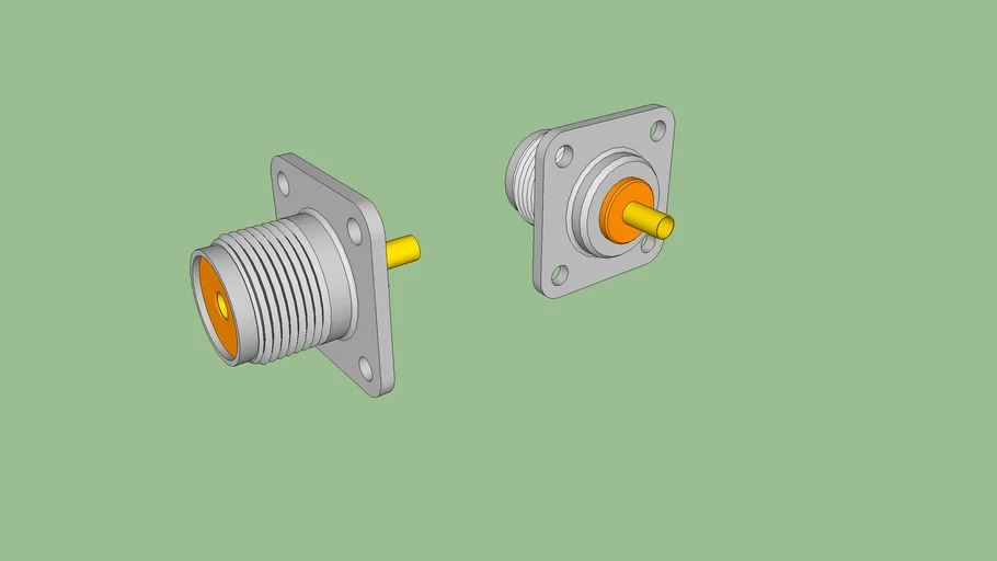 Connettore RF Amphenol SO239 --- RF connector Amphenol SO239