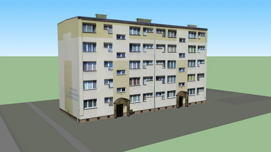 Blok mieszkalny - Toruń, ul. Krasińskiego 92