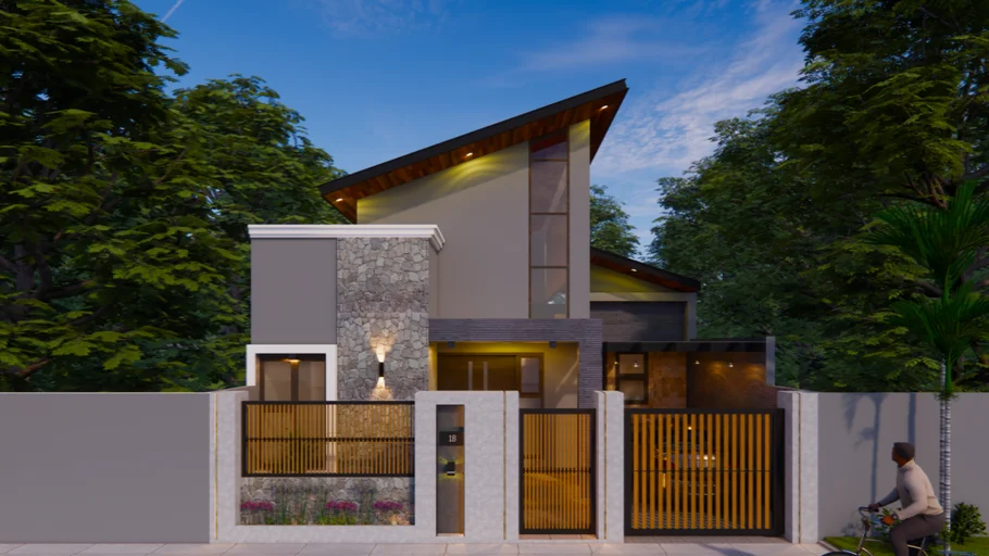 RUMAH TROPIS MODERN