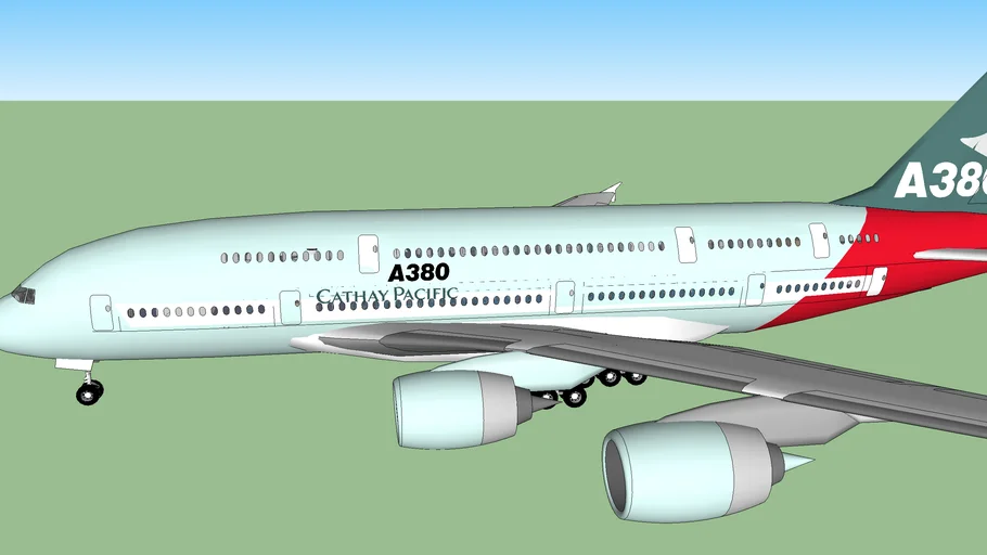 Cathay Pacific A380-800 with Interior