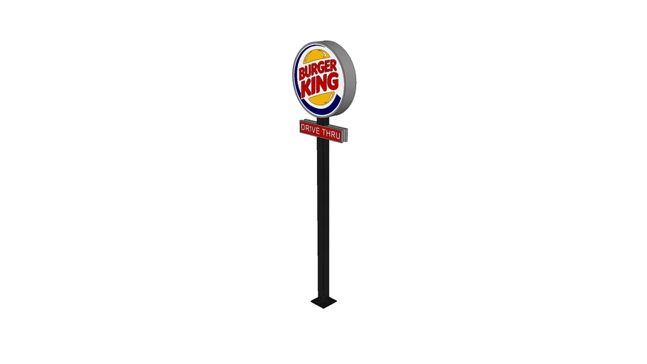 Pylon Sign - Burger King