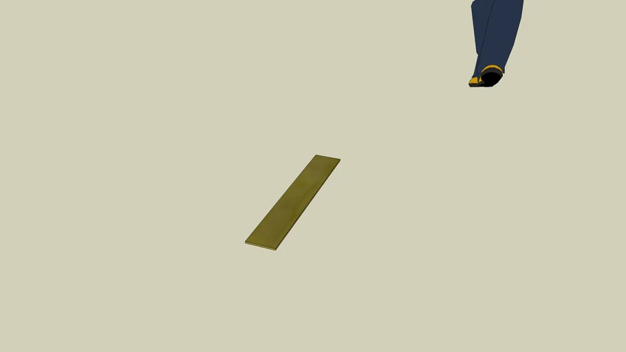 An excact 2x4 piece of wood