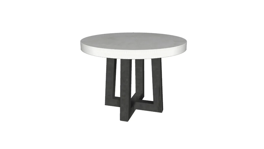 Torre Round Concrete Dining Table