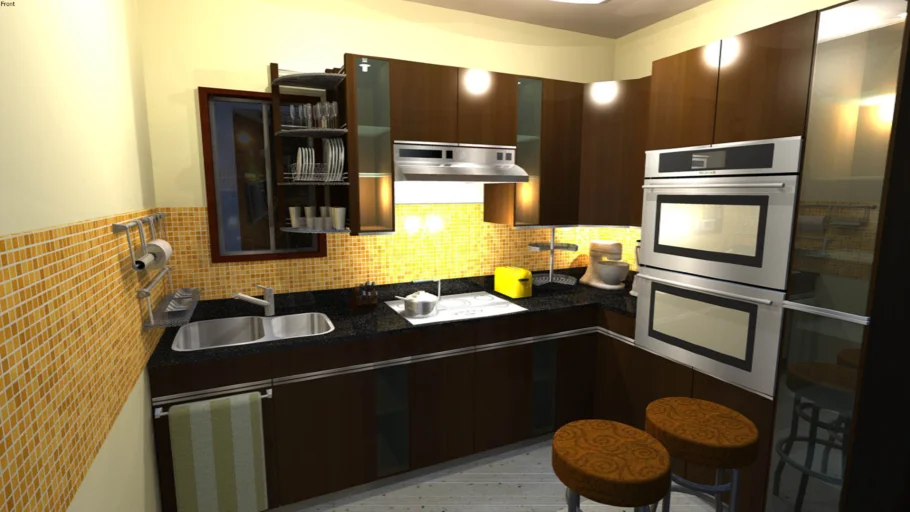 A Simple Kitchenette | 3D Warehouse