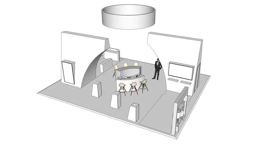 9m x 11m Exhibition Stand Design/Concept