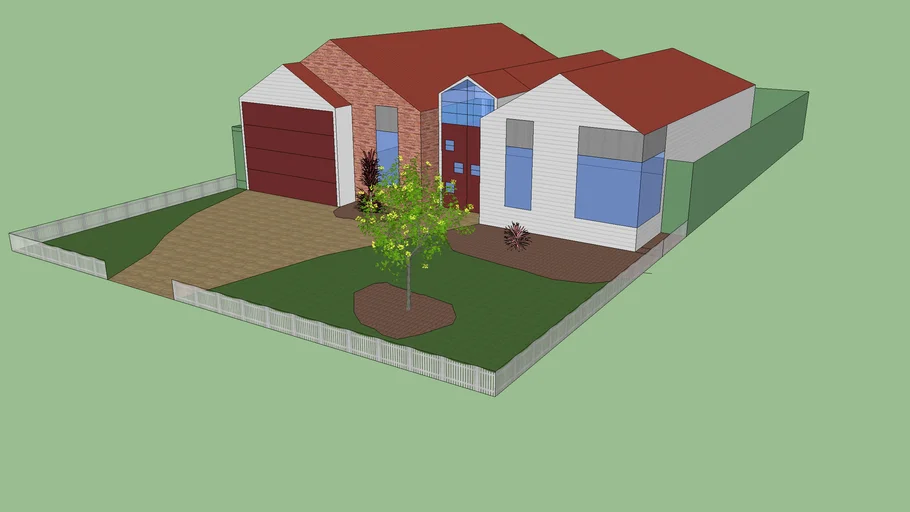 Country-inspired modern house