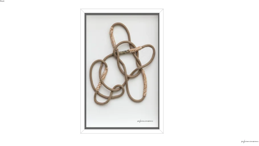 Elos - Decoração | Mini Quadro Decorativo Pequeno para prateleira / [Escultura] 60x40