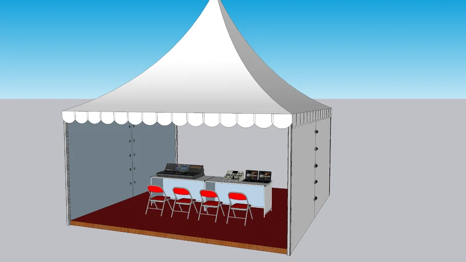 Tenda 5x5 sarnavile FOH