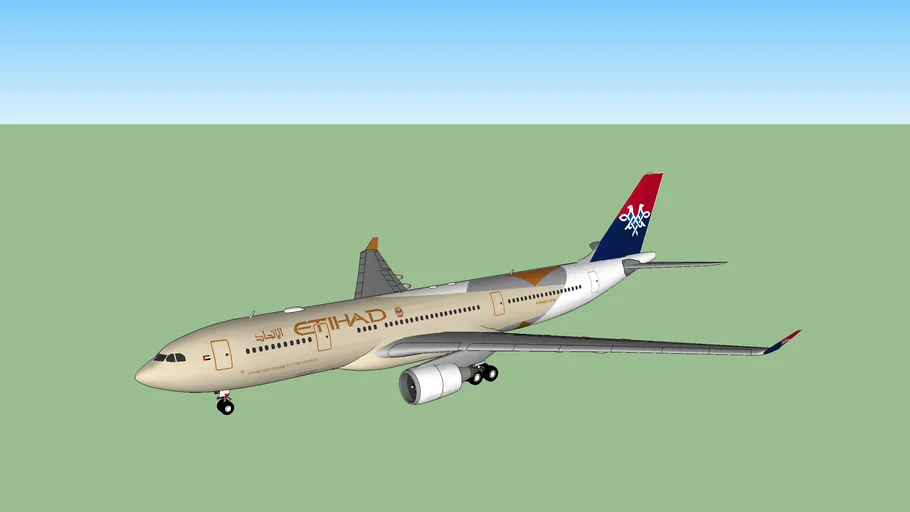 Etihad-AirSERBIA Livery Airbus A330-200