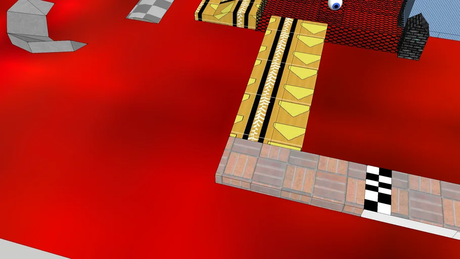 MKWii SM64 Lethal Lava Land