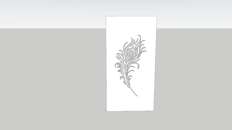 Peacock Leaf CNC