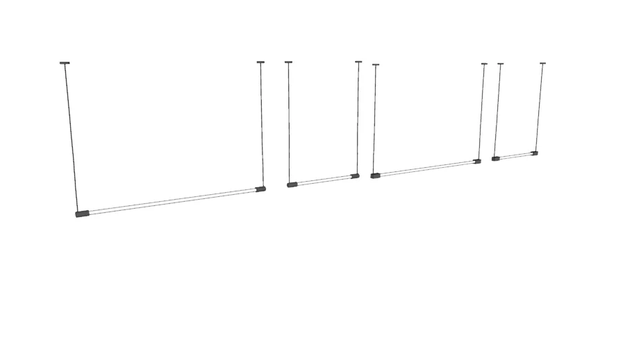 Pendente Tubular para Lâmpada Tubo LED