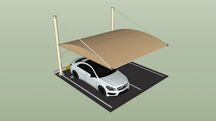 Top Support Car Parking Shades, Car Parking Shade